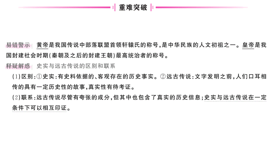 初中历史新人教版七年级上册第一单元第3课 中华文明的起源作业课件2024秋_第3页