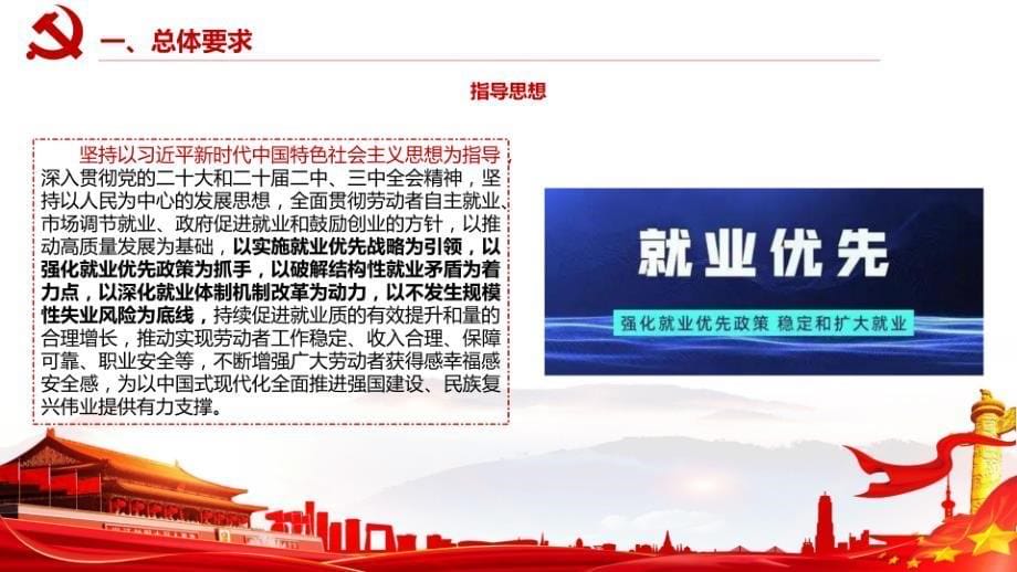 2024关于实施就业优先战略促进高质量充分就业的意见学习课件_第5页