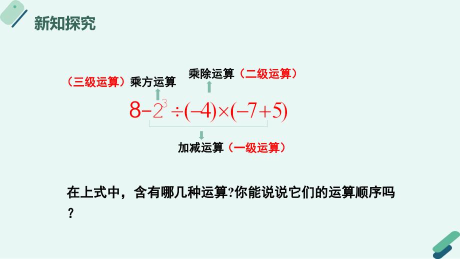 冀教版（2024新版）七年级数学上册1.11 有理数的混合运算 课件_第4页