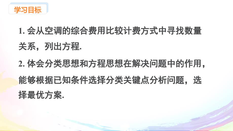 人教版（2024新版）七年级数学上册第五章课件：5.3 课时4 方案选择与电费问题_第2页