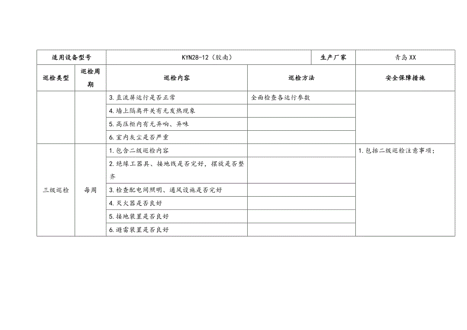 高压开关柜巡检及其安全技术规程_第2页