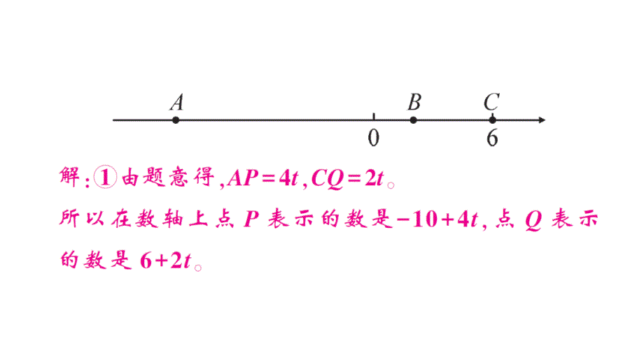 初中数学新北师大版七年级上册期末专练八 数轴上的动点问题检测课件2024秋_第4页