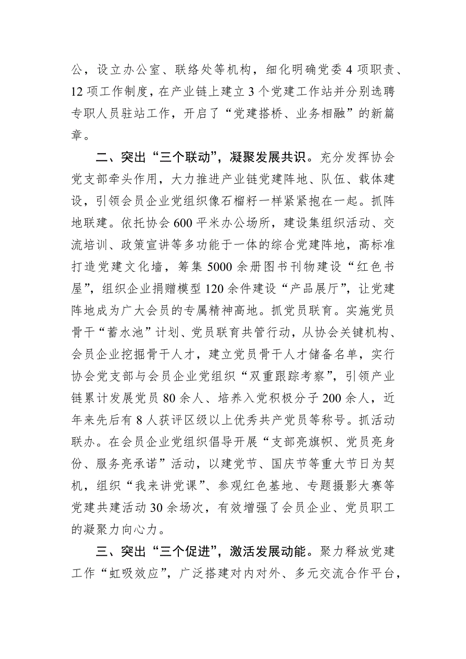 党支部书记在全市行业协会商会党的建设工作会议上的发言_第2页