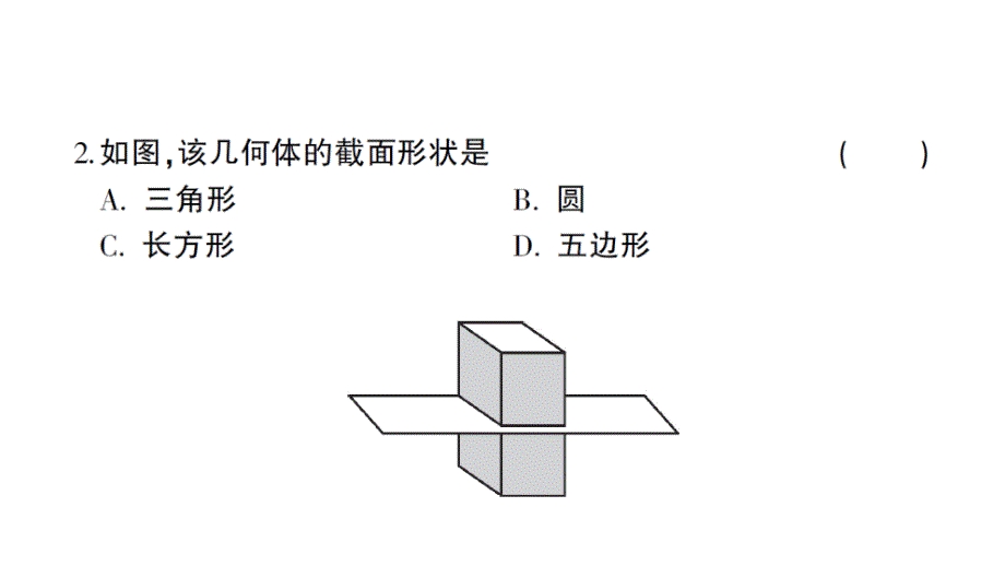 初中数学新北师大版七年级上册第一章 丰富的图形世界综合训练课件2024秋_第3页