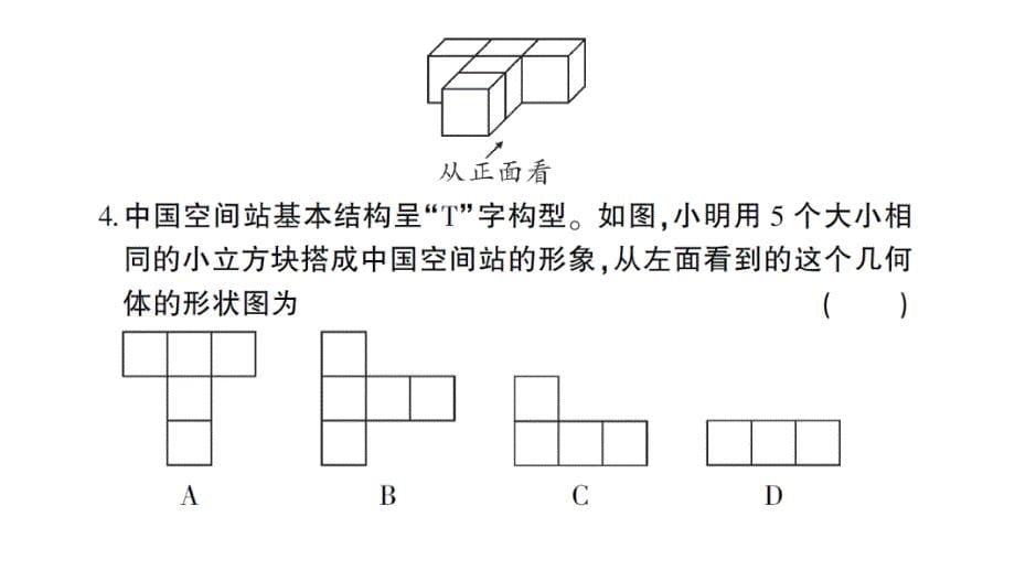 初中数学新北师大版七年级上册第一章 丰富的图形世界综合训练课件2024秋_第5页