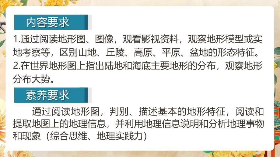 【初中地理】世界的地形第一课时课件-2024-2025学年七年级地理上学期（湘教版2024）_第2页