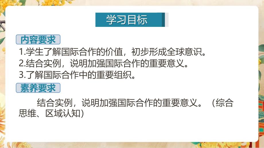 【初中地理】国际合作课件-2024-2025学年七年级地理上册（湘教版2024）_第2页