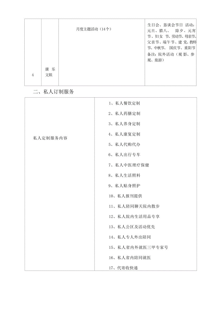 养老院基础服务内容_第2页