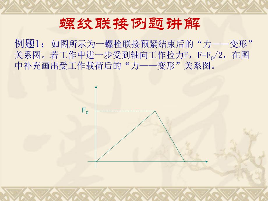 机械设计课件 螺纹联接例题_第1页