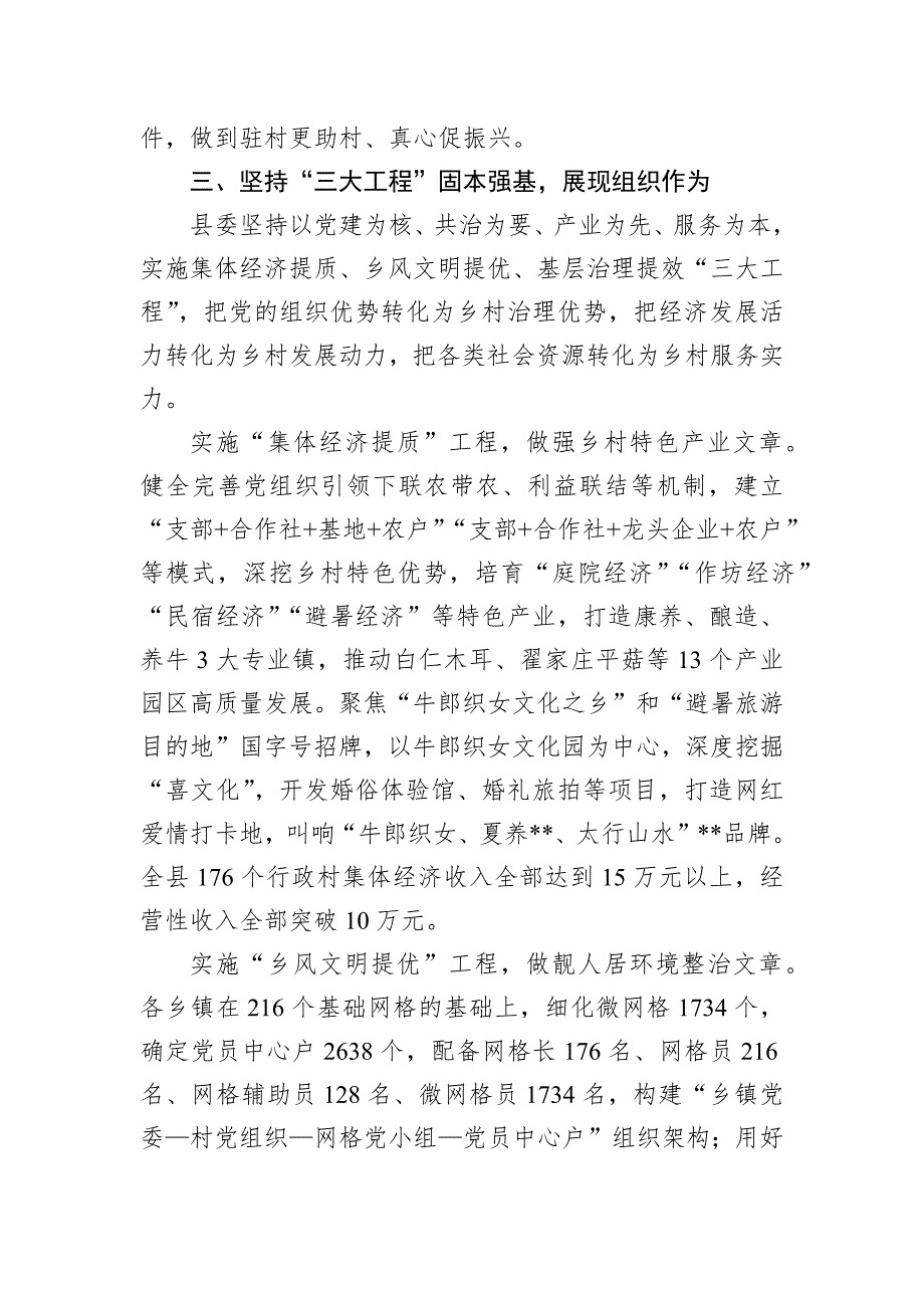 在2024全市学习运用“千万工程”经验推进乡村全面振兴现场会上的汇报发言_第4页