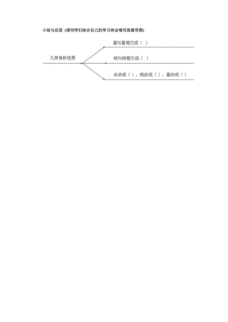 人教版2024新版七年级数学上册第六章6.1.2 点、线、面、体 导学案_第5页