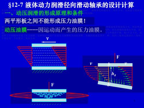 机械设计课件 液体动力滑动轴承的设计计算