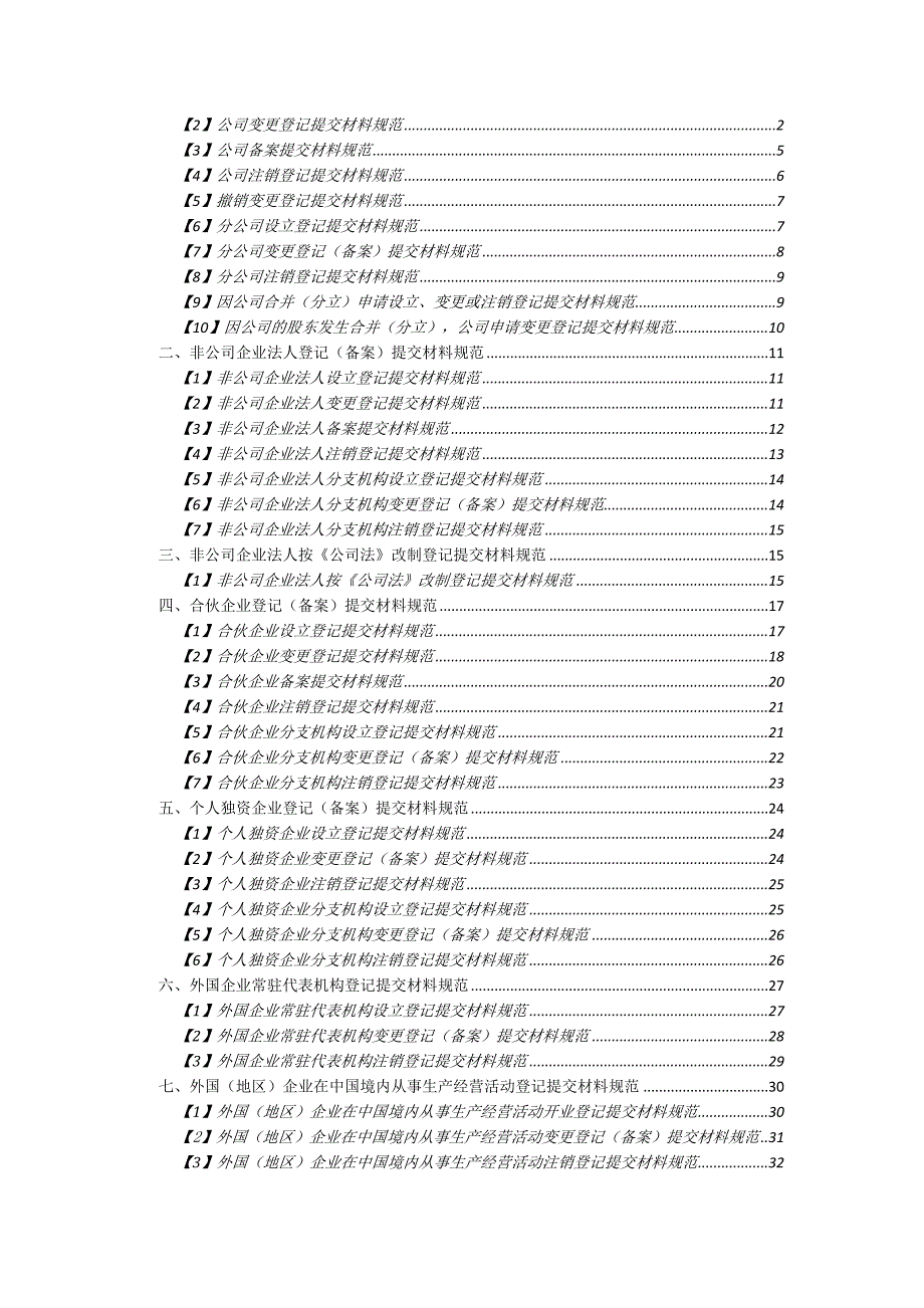 最新市场主体登记提交材料规范_第2页