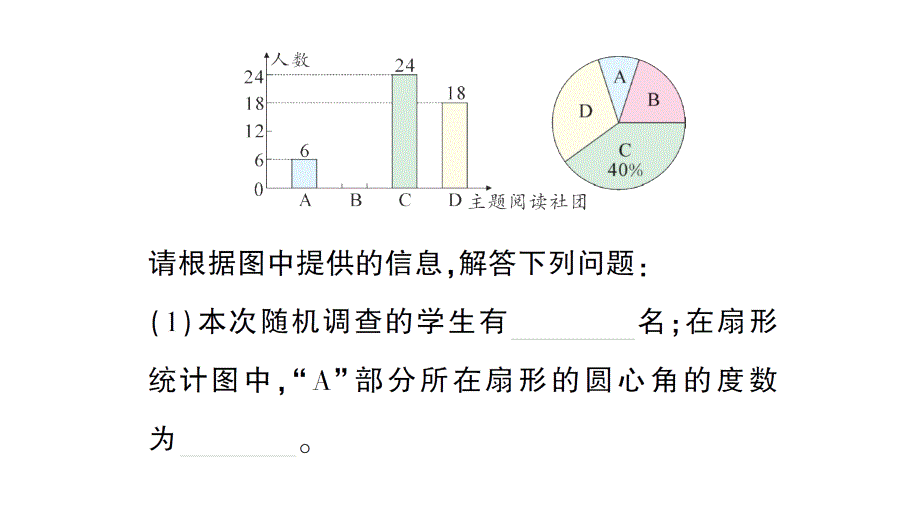 初中数学新北师大版七年级上册6.3专题四 统计图的综合运用作业课件2024秋季学期_第3页