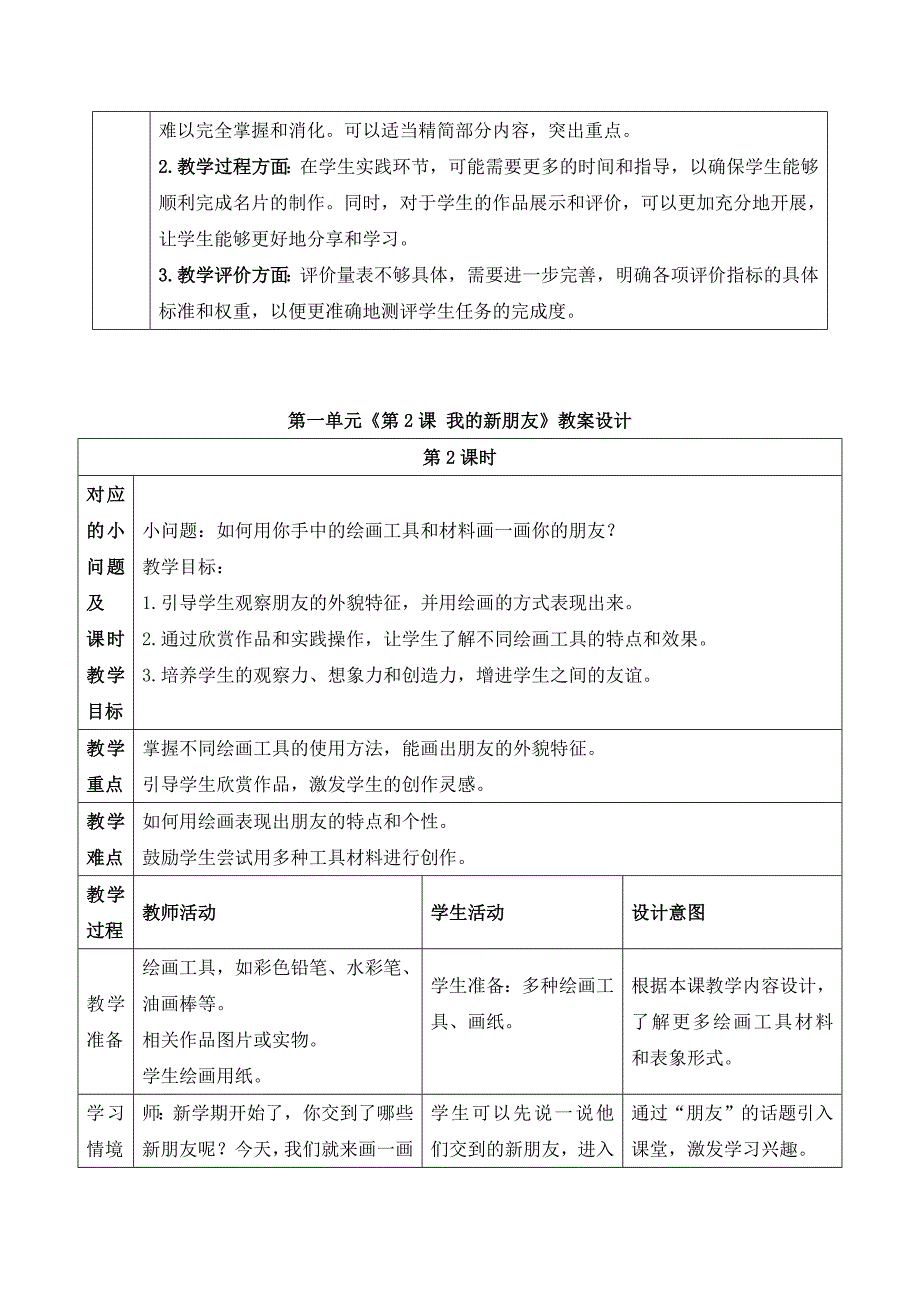 人美版小学美术一年级上册教案全套_第4页