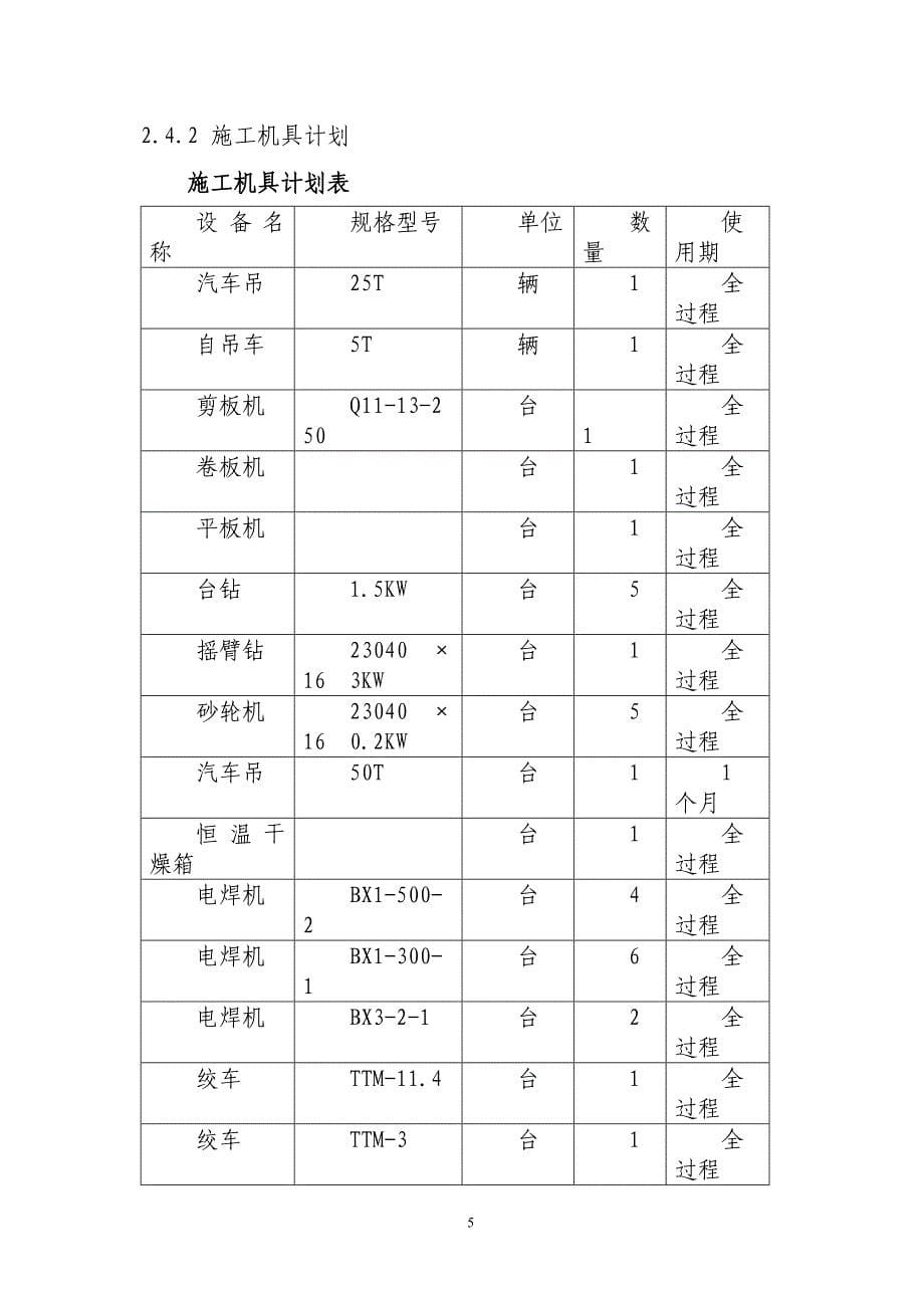 洗量400万吨选煤厂施工组织设计_第5页