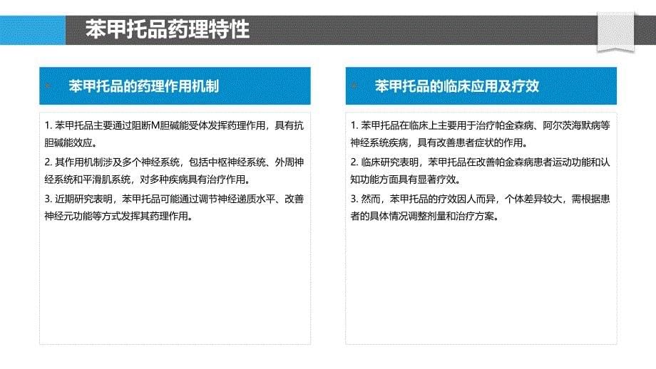 苯甲托品临床应用探讨-洞察研究_第5页