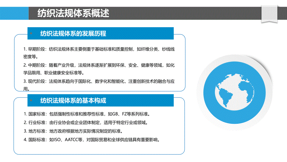 纺织法规标准体系构建-洞察研究_第4页