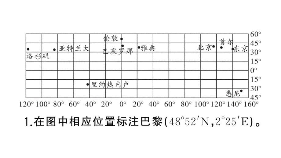 初中地理新湘教版七年级上册大单元主题研究主题一 巴黎奥运会中的地理知识应用作业课件2024秋_第5页