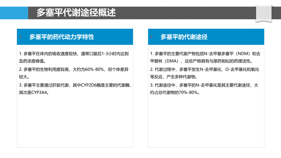 多塞平代谢途径解析-洞察研究_第4页