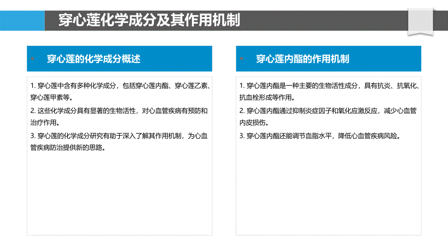 穿心莲与心血管疾病预防-洞察研究_第4页