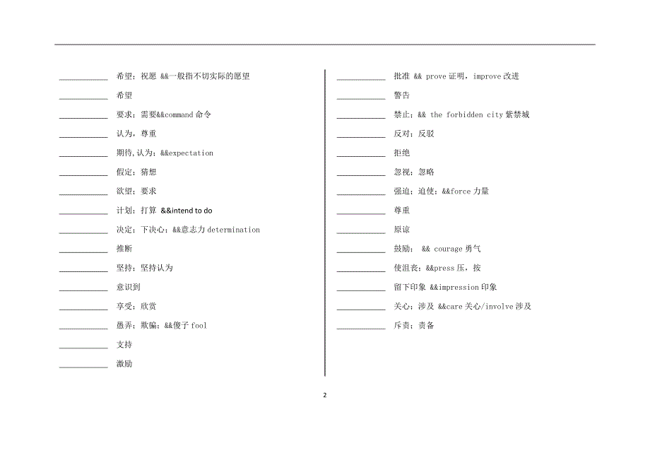 【英语复习】初中必备单词空白册_第3页