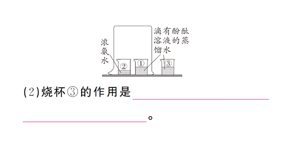 初中化学新人教版九年级上册第三单元课题1微专题 分子运动现象的探究作业课件（2024秋）_第3页