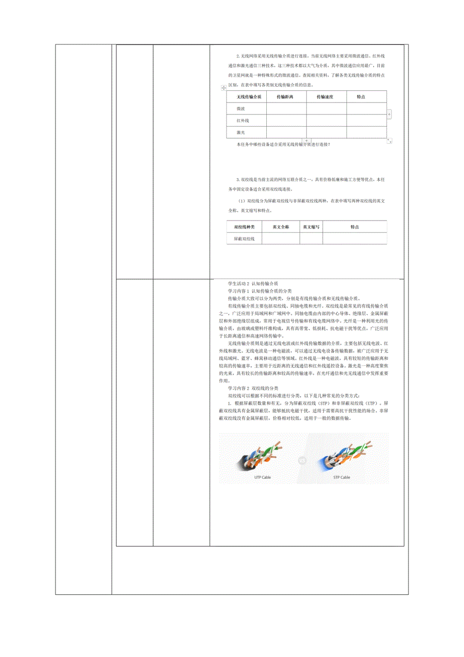 任务2教学单元3《小型网络安装与调试》之教学单元活动方案_第3页