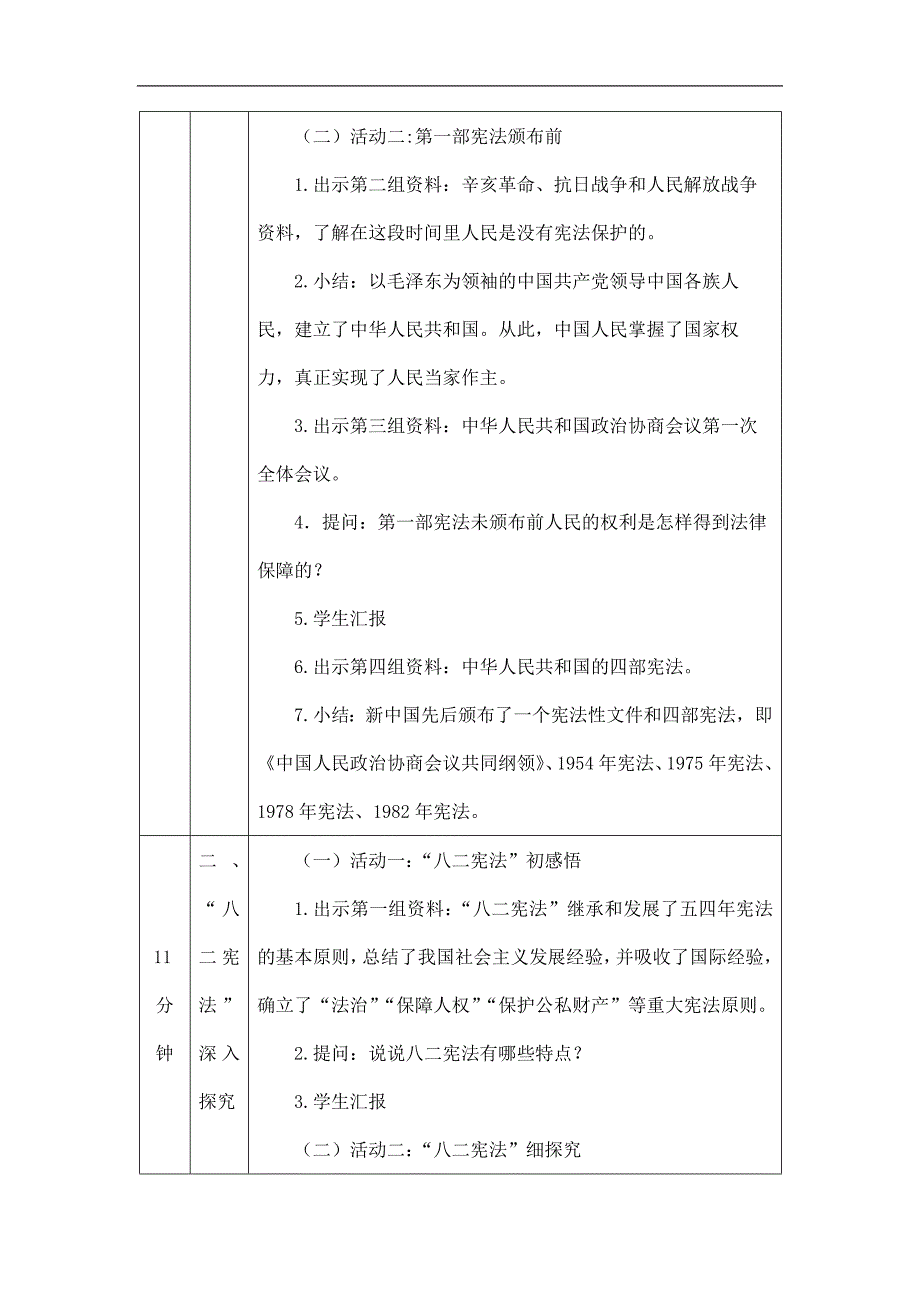 2024年小学道法教案六年级【道德与法治(统编版)】宪法是根本法(第三课时)-1教学设计_第2页