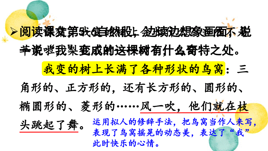 统编版语文三年级（下册）第5单元 17.《我变成了一棵树》第2课时（2024版新教材）_第2页