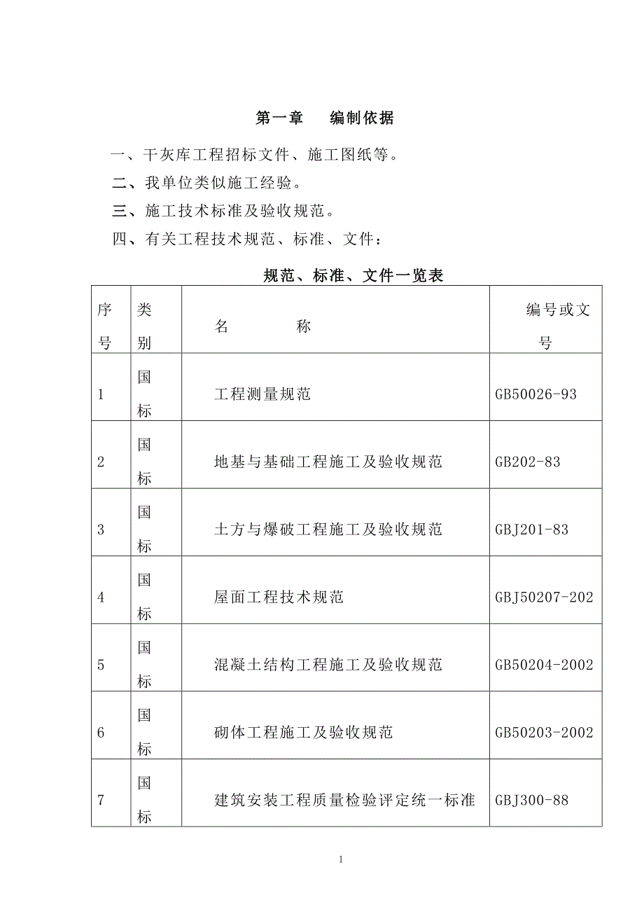 某联化热能动力干灰库工程施工组织设计_第1页