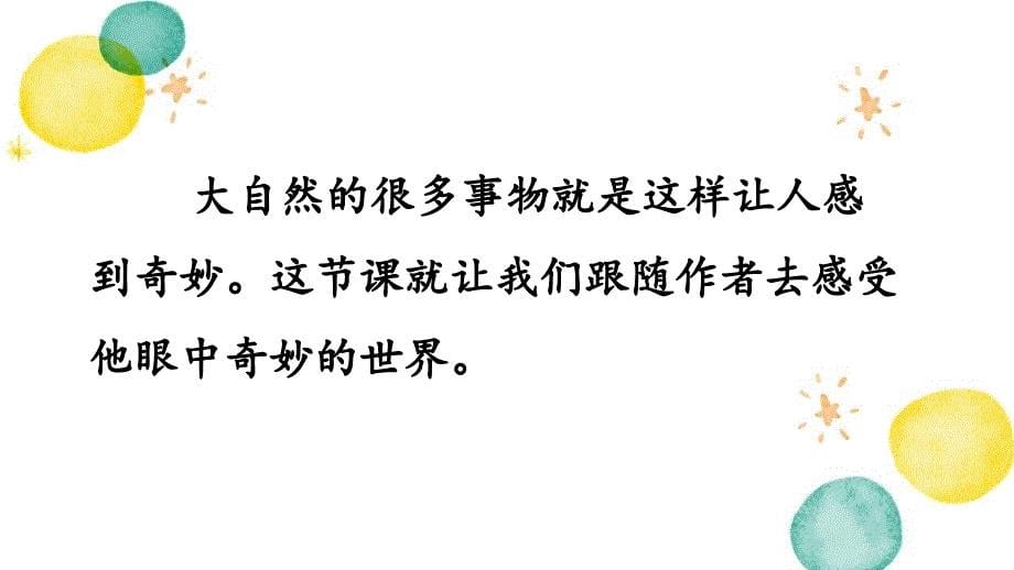 统编版语文三年级（下册）第7单元 22.我们奇妙的世界第1课时（2024版新教材）_第5页