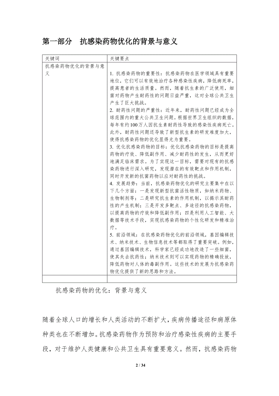 抗感染药物的优化-洞察研究_第2页