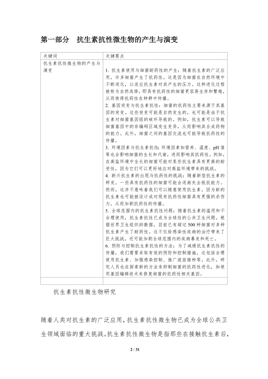 抗生素抗性微生物研究-洞察研究_第2页