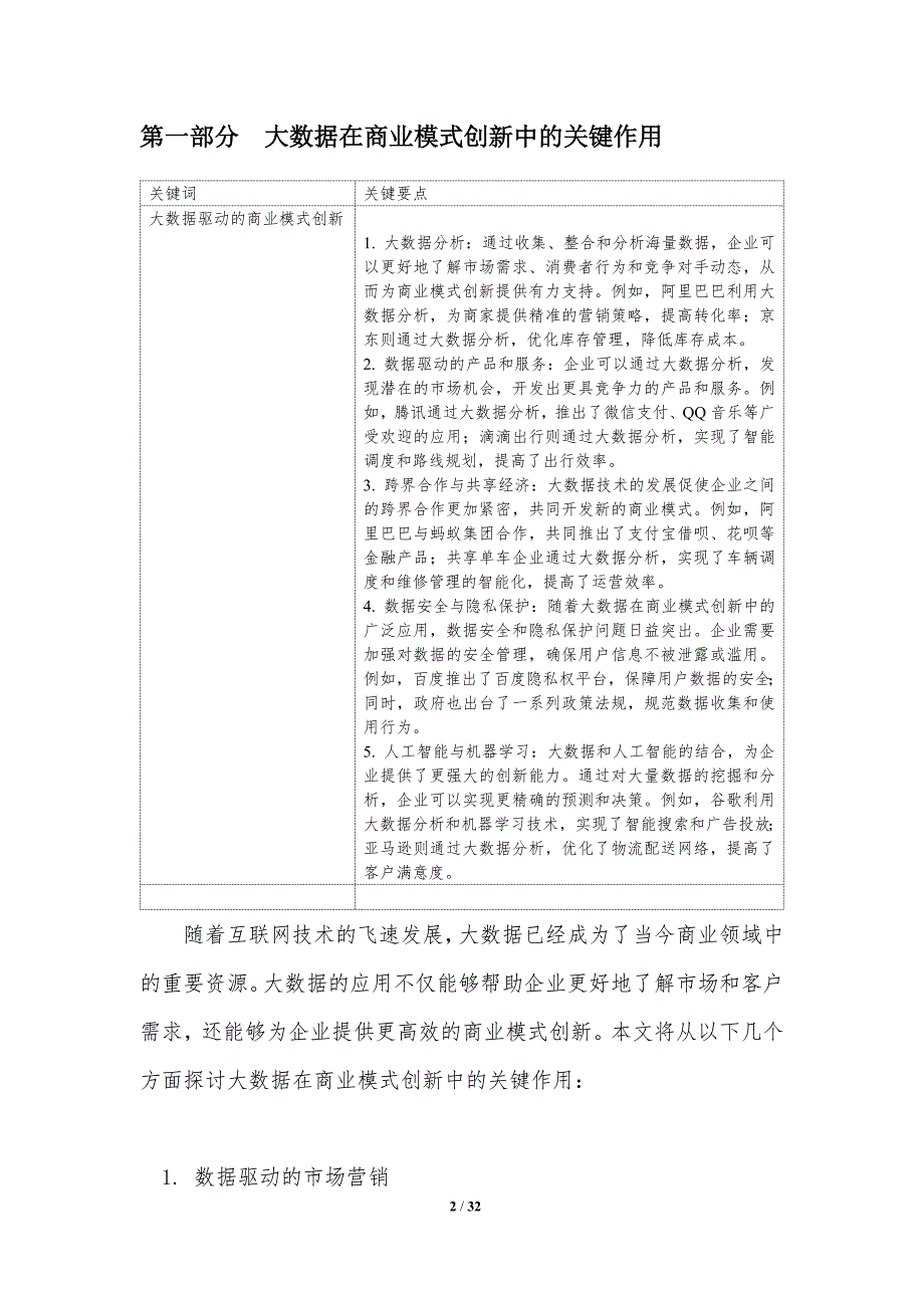 大数据驱动的商业模式创新-洞察研究_第2页