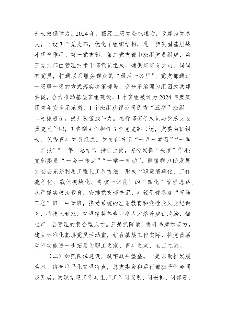 基层党委2024年党建工作情况总结及2025年工作计划六篇_第2页