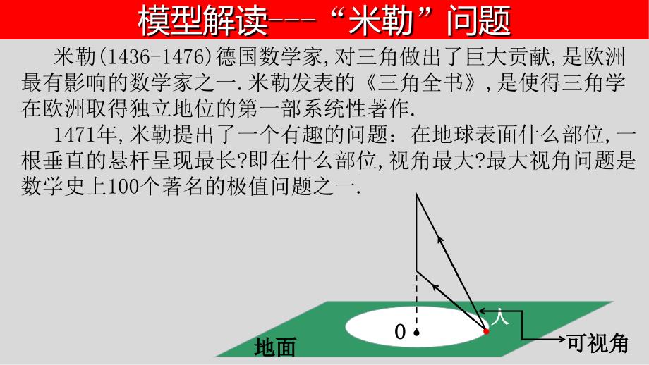 中考数学第二轮总复习专题1.7最值问题-隐圆模型之米勒问题_第4页