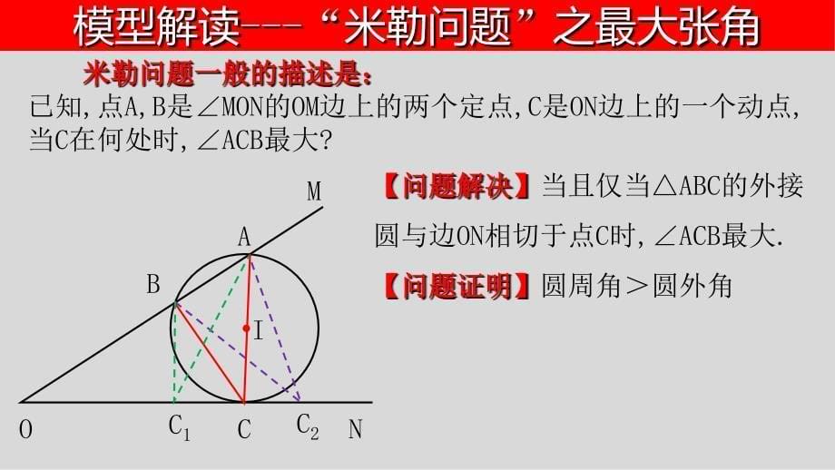 中考数学第二轮总复习专题1.7最值问题-隐圆模型之米勒问题_第5页