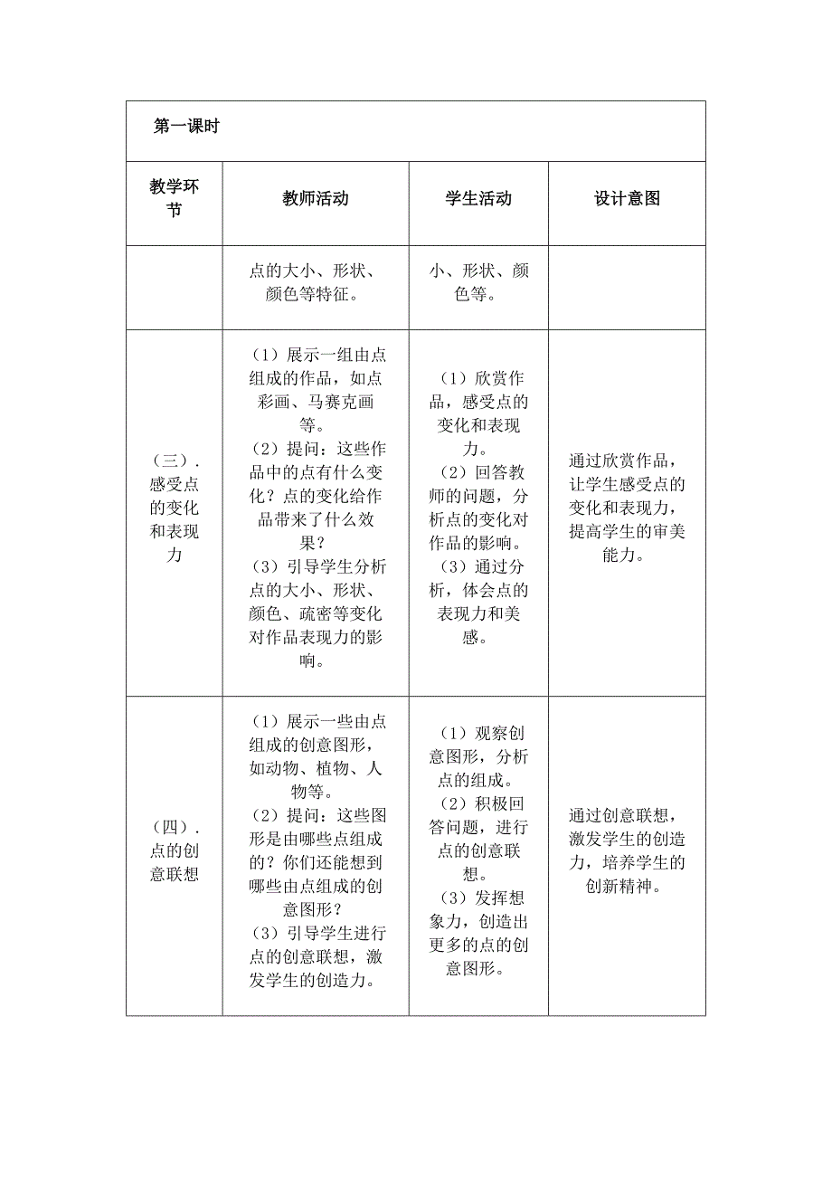 人美版（2024）一年级美术上册第一单元《调皮多变的点》核心素养教学设计_第3页