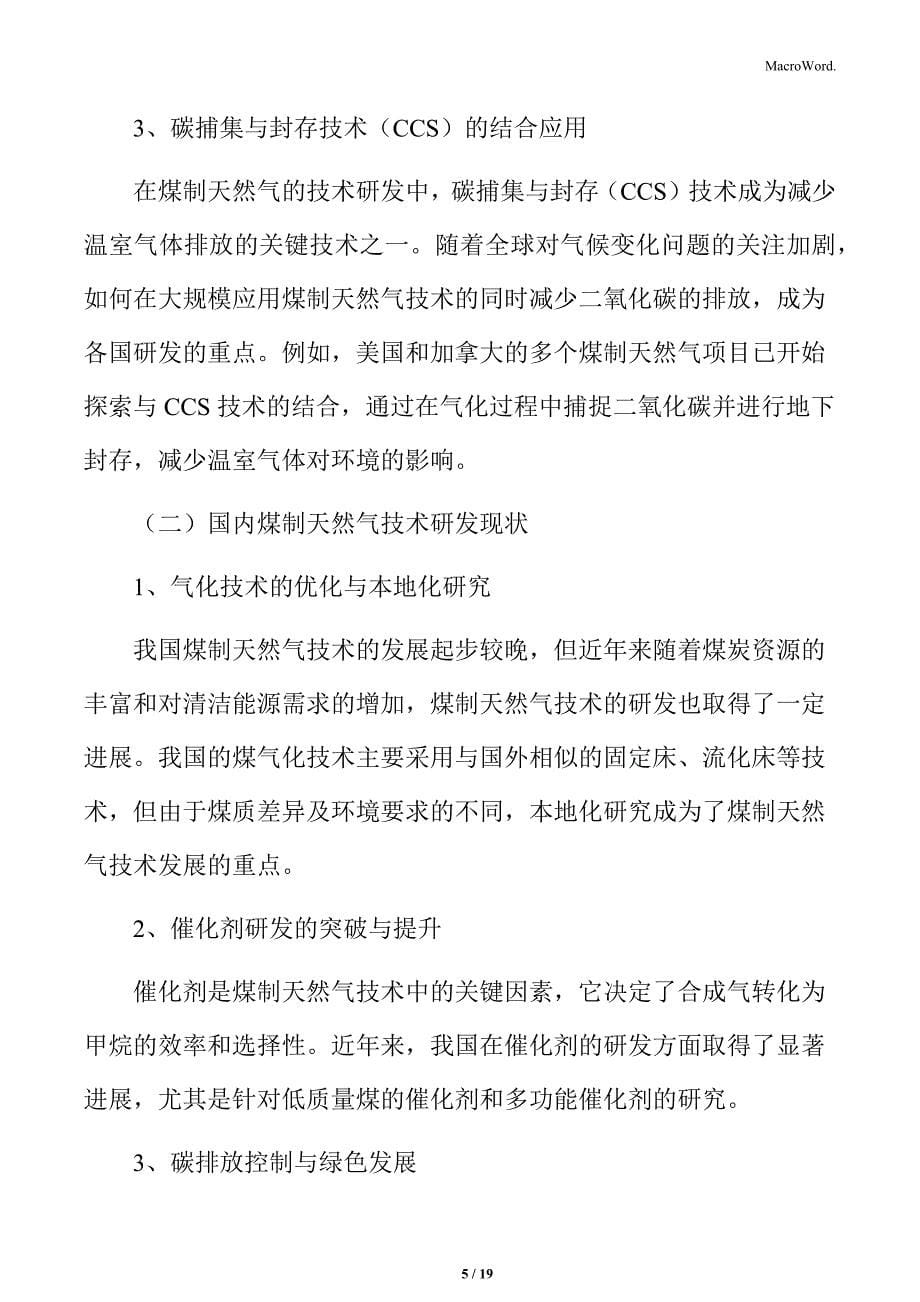 煤制天然气的技术研发与创新机构分析_第5页