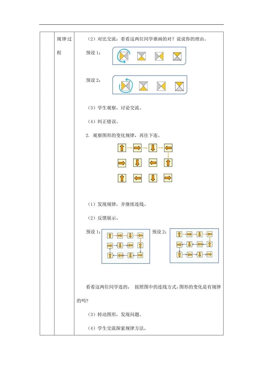 2024年小学数学二年级上册【数学(北京版)】探索规律-1教学设计_第5页