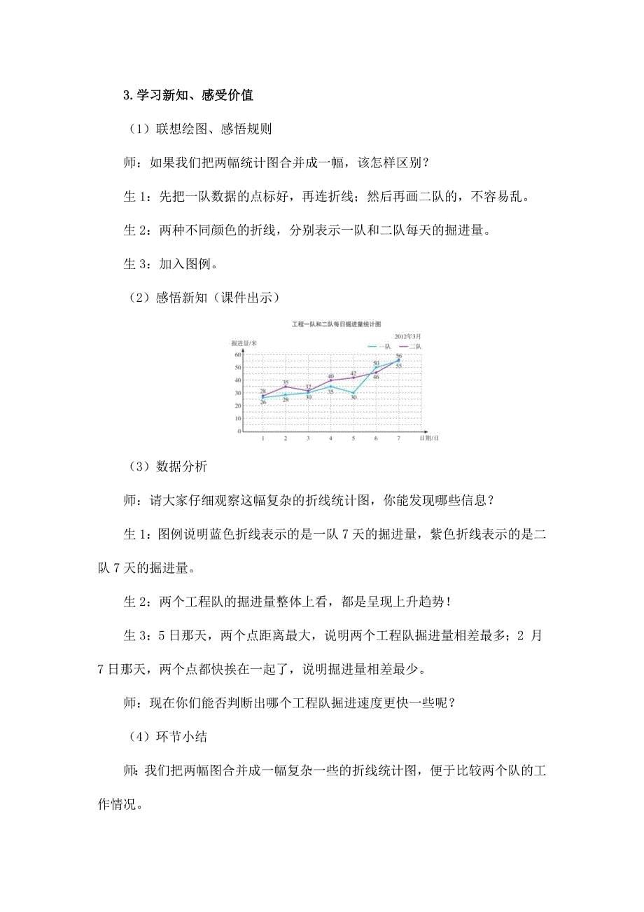 2025年小学五年级数学（北京版）-折线统计图（二）-1教案_第5页