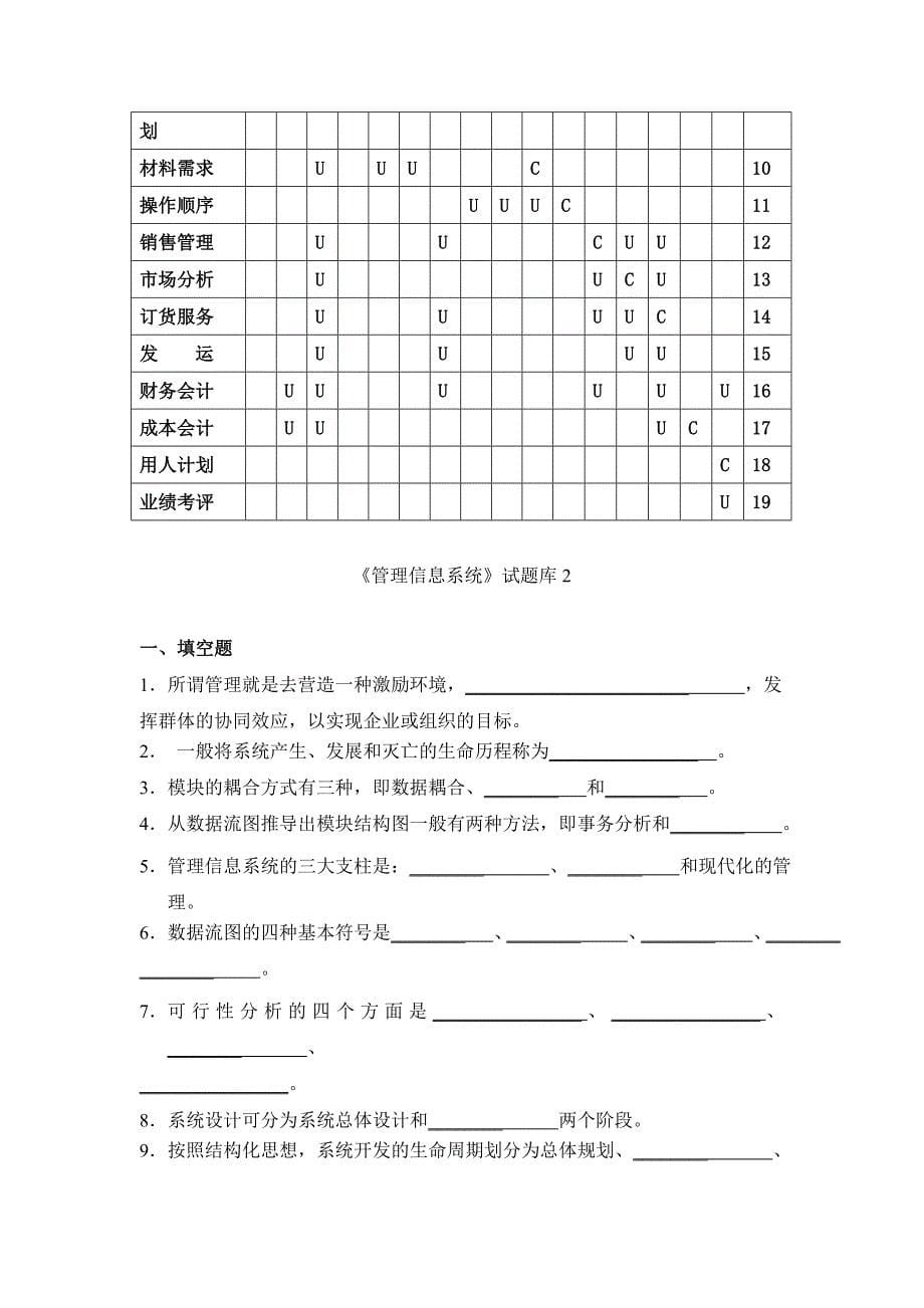 【软件信息系统】试题库考测及答案_第5页