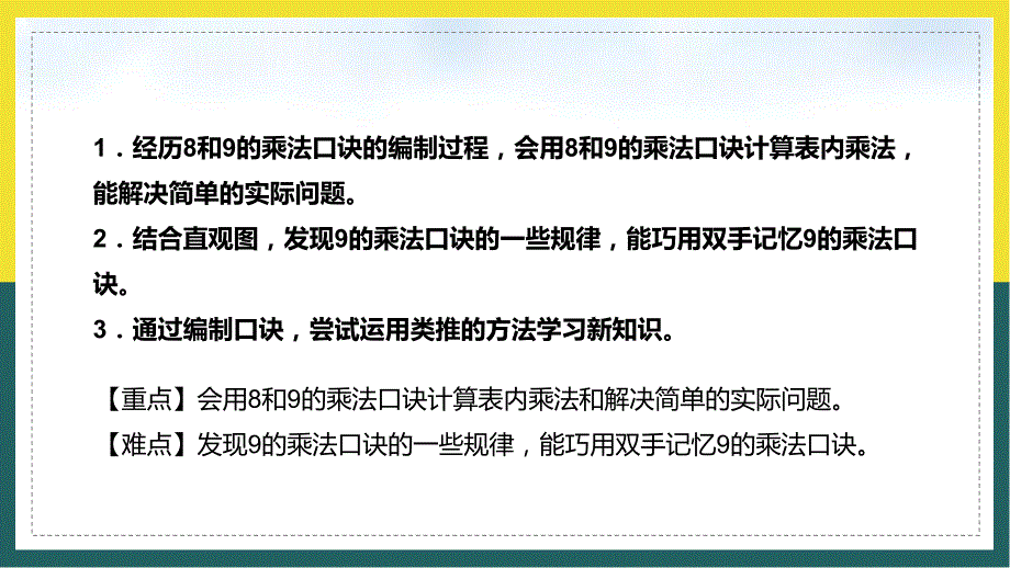 2025小学数学二年级上册课件6-9的乘法口诀_第2页