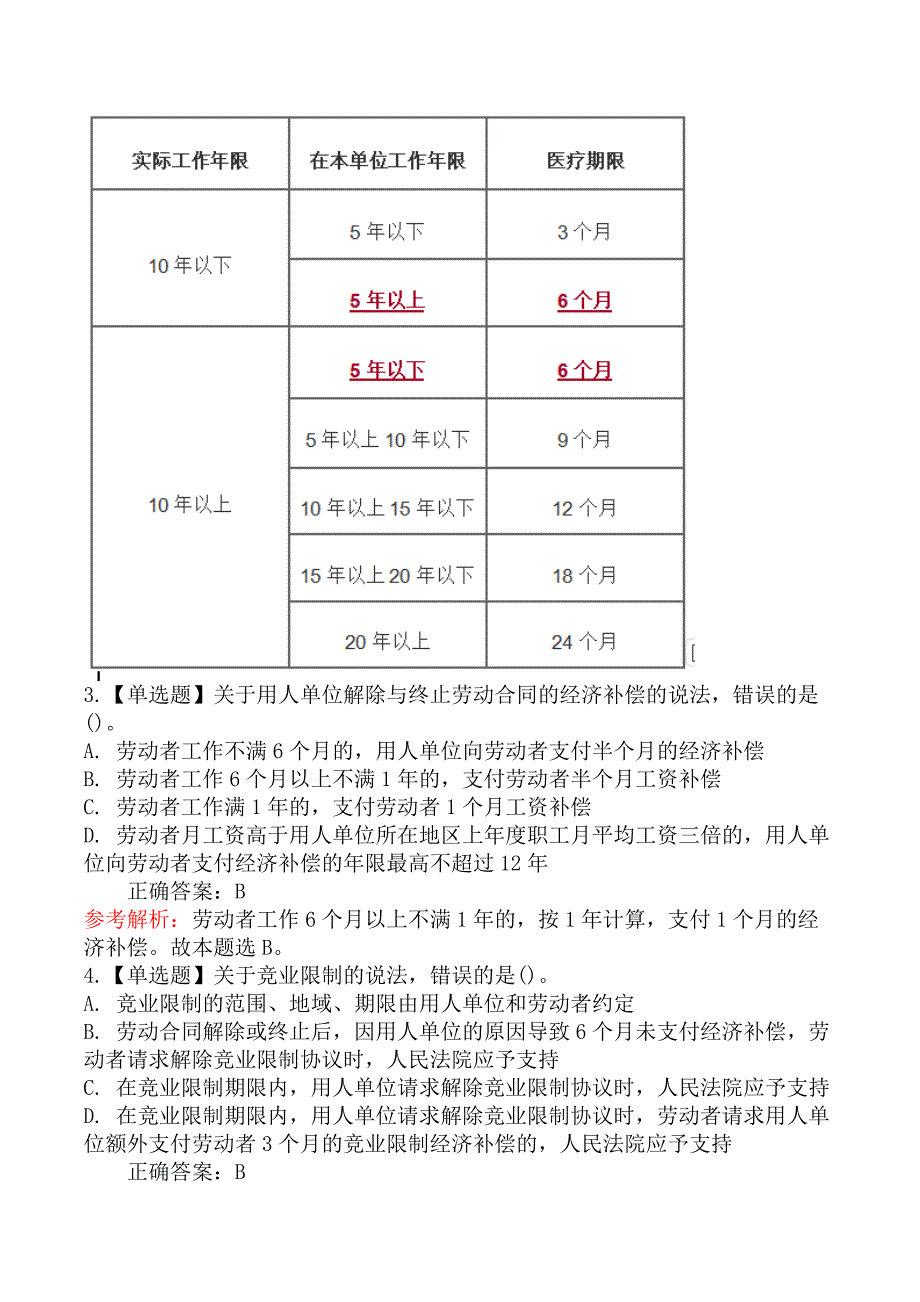 中级经济师人力资源管理-第二节劳动合同解除与终止_第2页