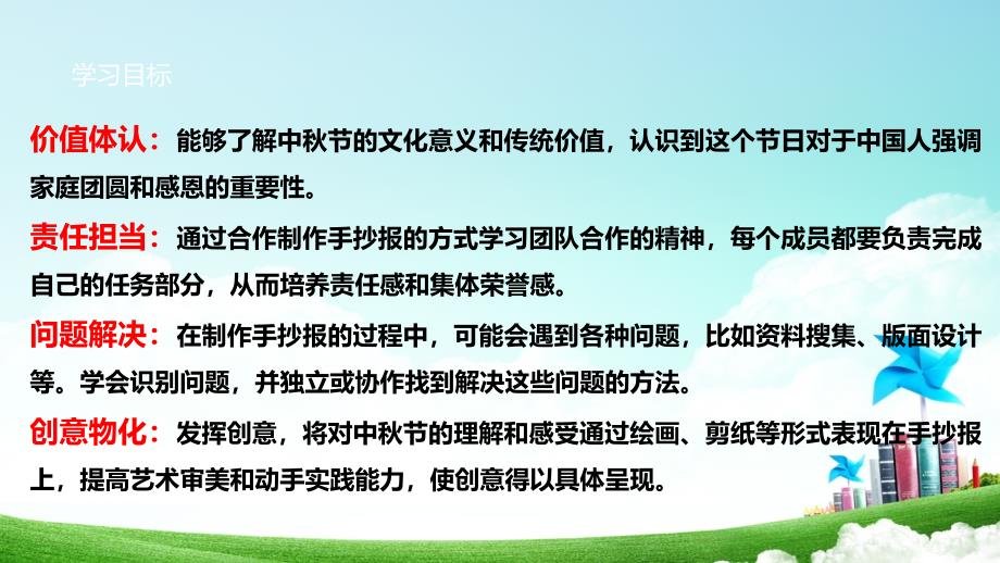 四年级上册浙科版综合实践【浙科学技术版】四年级上册第12课《自定主题活动——中秋主题手抄报》_第3页