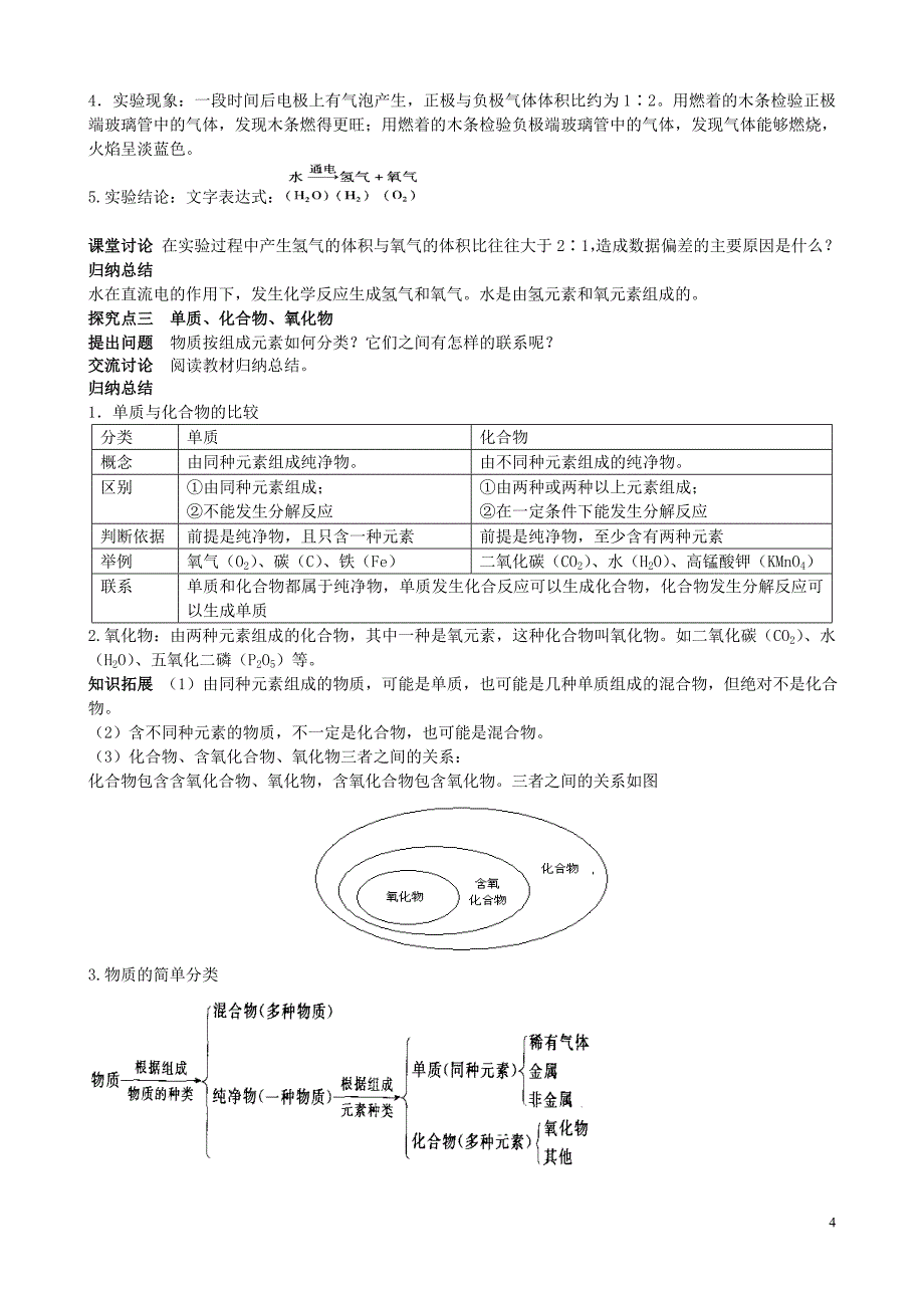 【初三化学人教版】第四单元 自然界的水课题3 水的组成_第4页