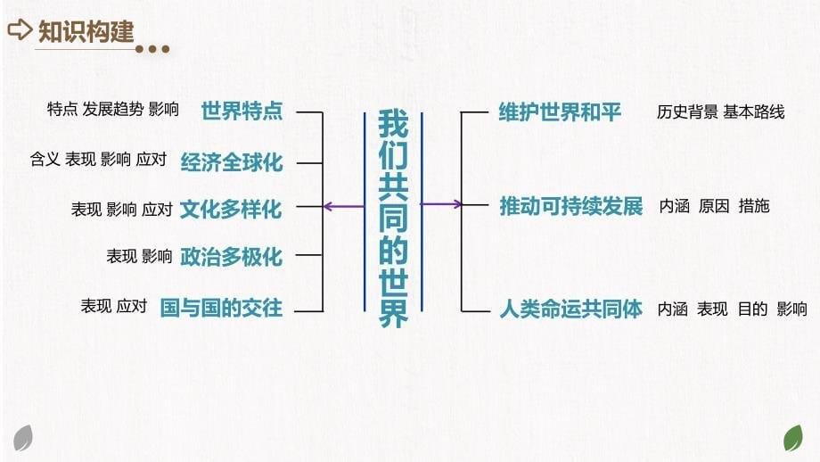 2025年中考道德与法治一轮复习考点讲练测课件专题05 我们共同的世界（含答案）_第5页