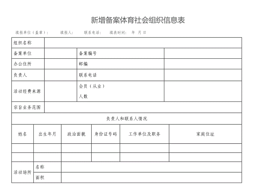 新增成立登记体育社会组织信息表_第3页