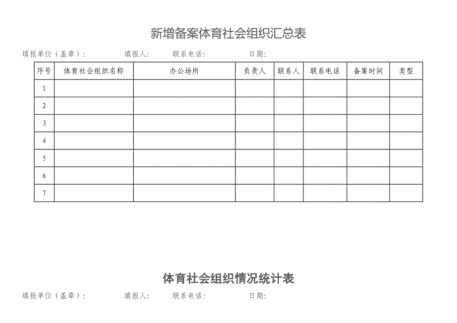 新增成立登记体育社会组织信息表_第4页